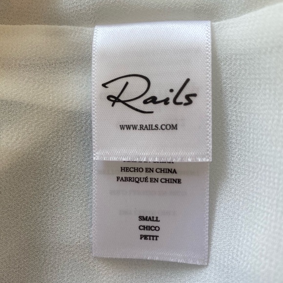 NWOT RAILS Juni Floral Tie Waist Midi Dress - Picture 9 of 11